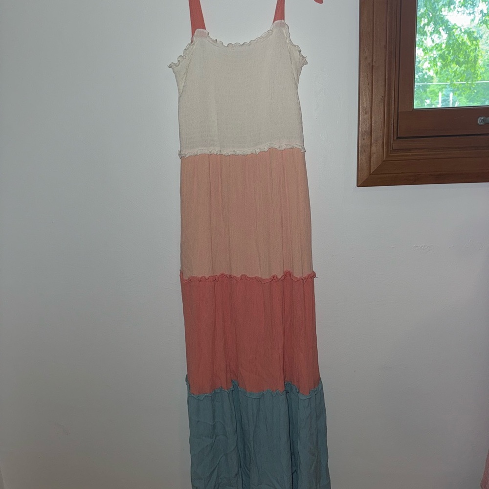 Colorblock Maxi Dress - Picture 3 of 4